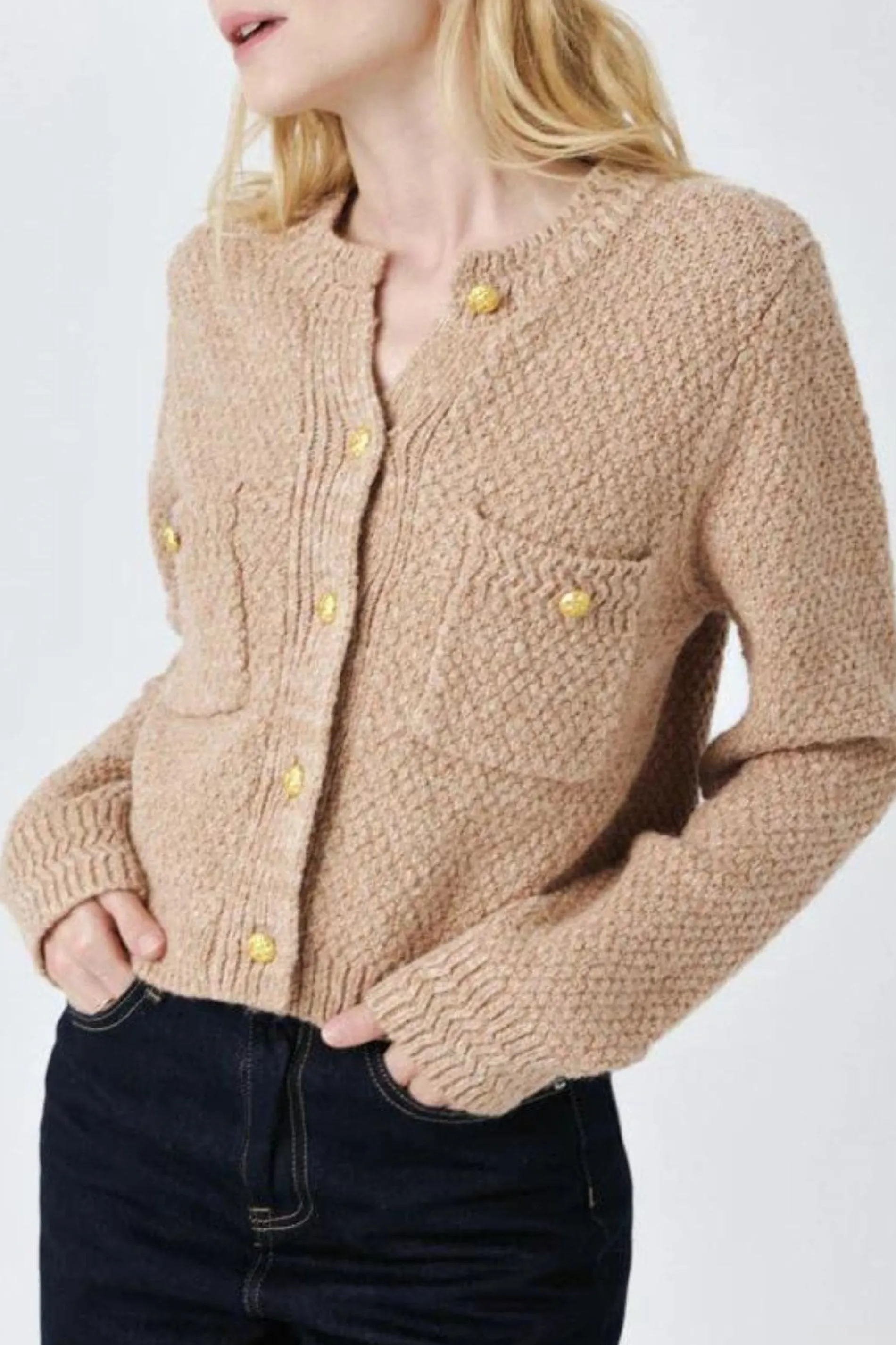 artlove /cardigan zohra h25 camel Outlet