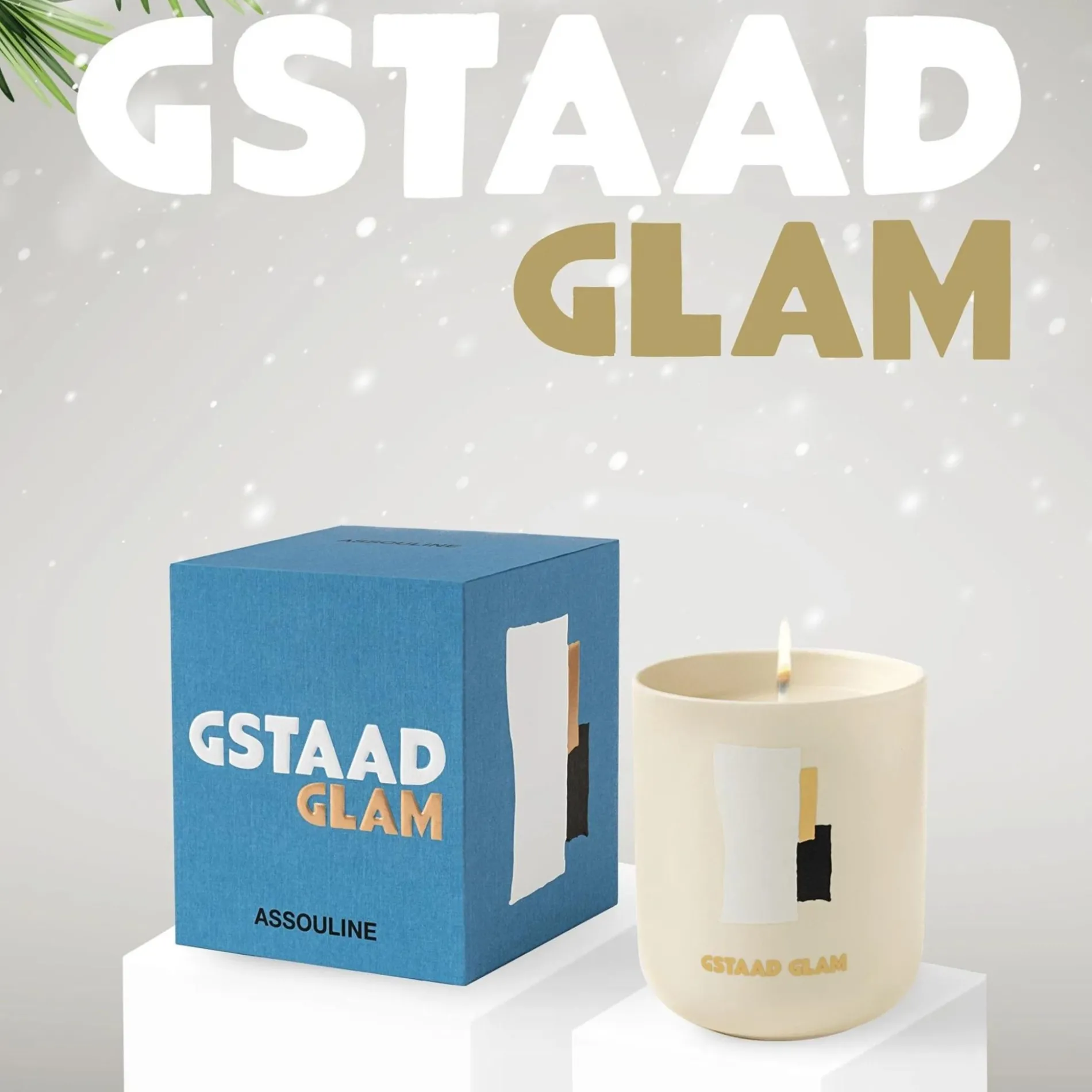 assouline /gstaad glam candle blanc Outlet