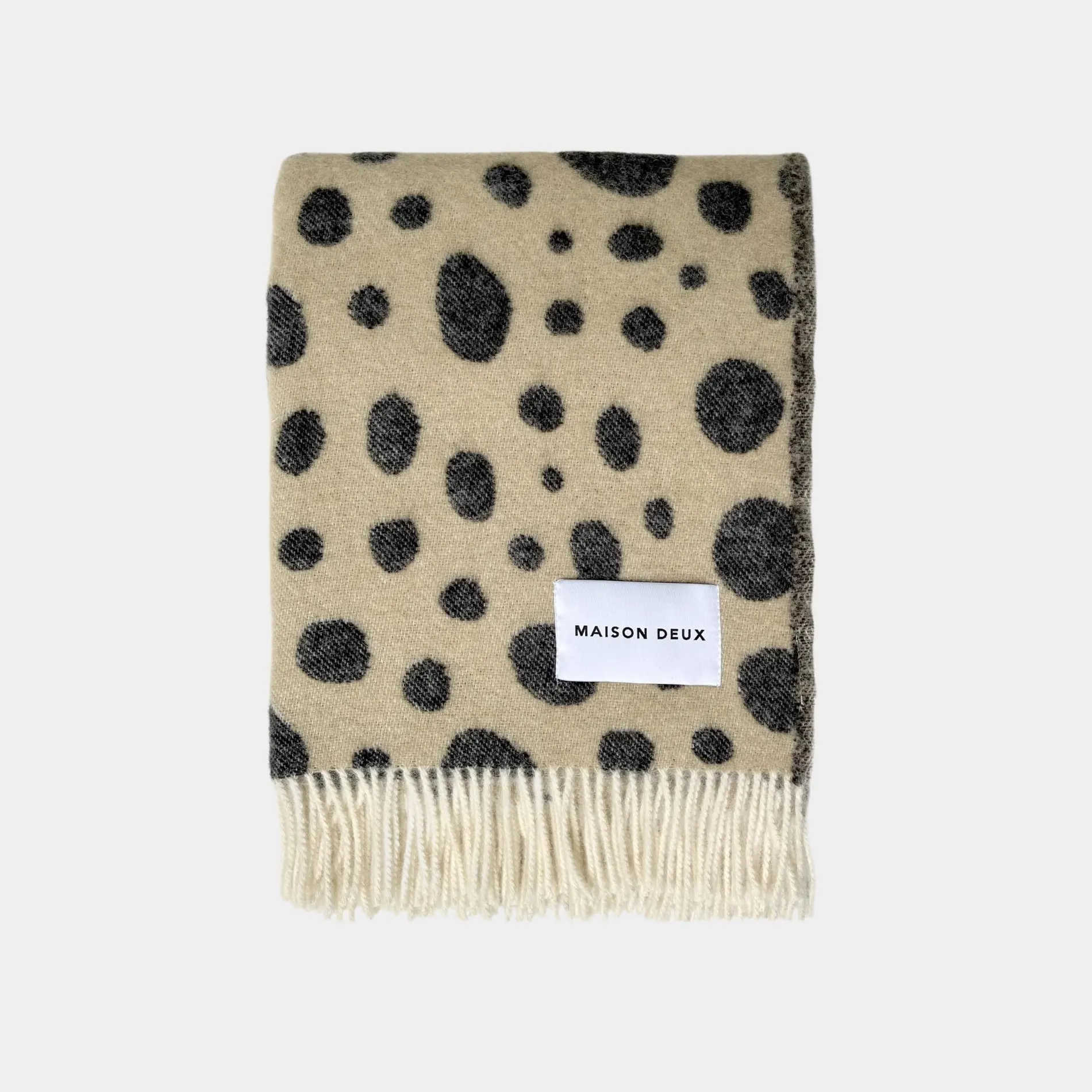 maison deux /blanket cheetah h24 léopard New