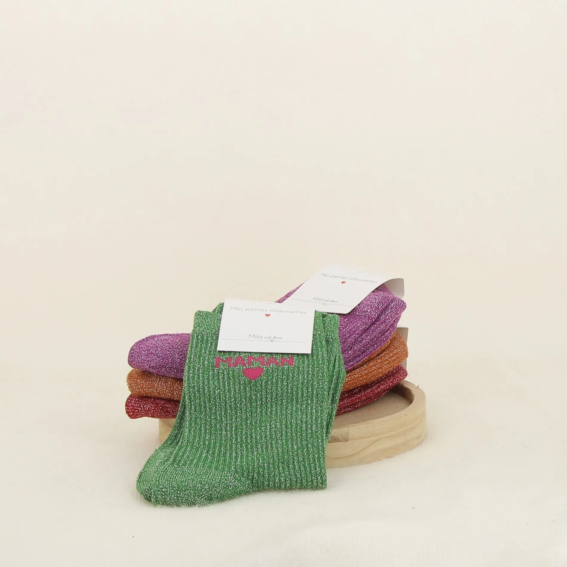 outremesure /chaussettes maman h2 vert Cheap