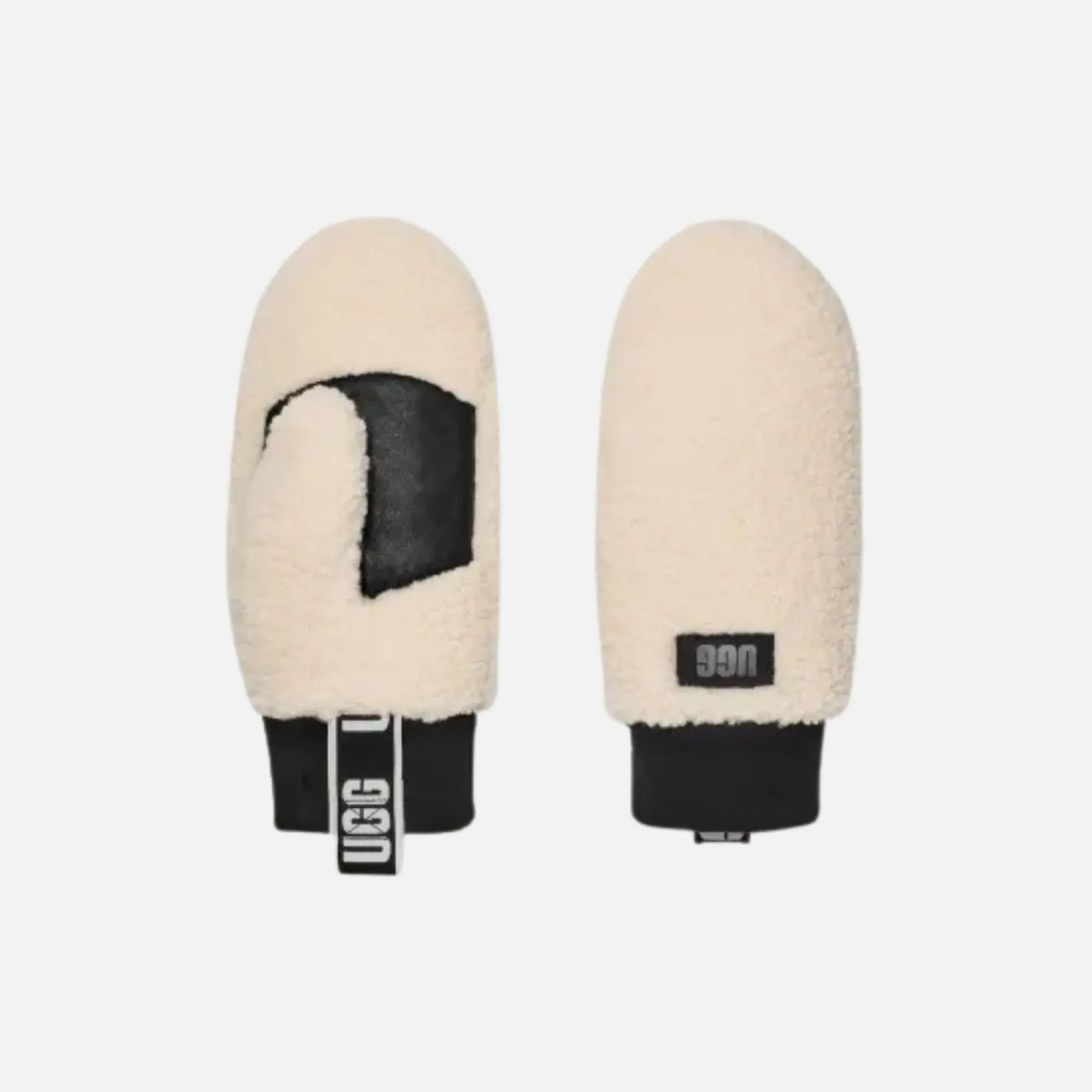 UGG /fluff mitten logo blanc Online